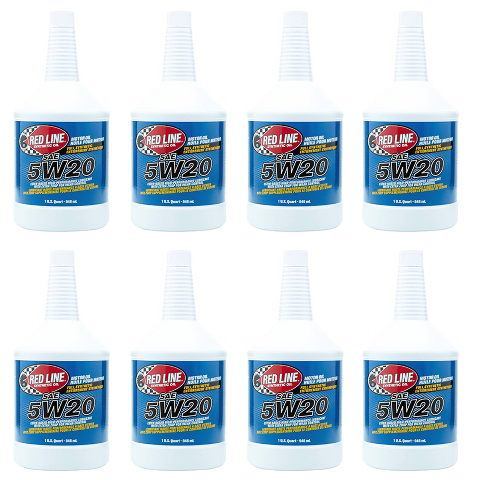 Full Synthetic 5w20 Engine Motor Oil 1 Quart Bottles Pack Of