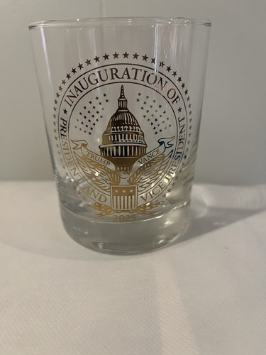 Para inauguracji Trump & Vance 2025 podwójne staroświeckie szkło - Zdjęcie 2 z 6