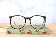 Vintage 1990s Polo Ralph lauren Eyeglasses NOS Ebony Italy Made Preppy Old Money