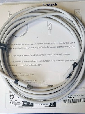 Syntech USB A to USB C Link Cable 16ft VR Headset Oculus Quest