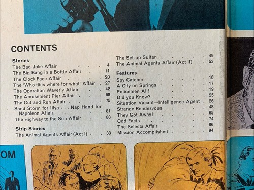 The Man From Uncle Annual 1969 Good Cond. Gold Key reprints Not price clipped - Picture 14 of 24