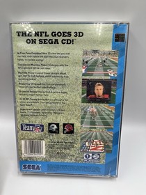 Joe Montana's NFL Football (Sega CD, 1993) Complete CIB