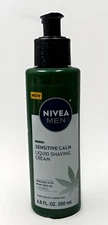 nivea men sensitive calm liquid shaving cream 6.8.oz scuffed bottle