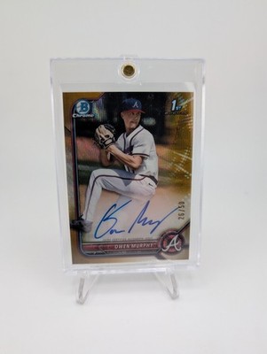 2022 Bowman Chrome Owen Murphy Gold Wave Auto 26/50 #CDA-OM
