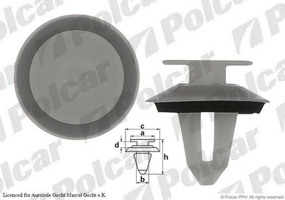 Klammer Clip Set Türverkleidung für Mercedes SL SLK SLC Sprinter ab 89->