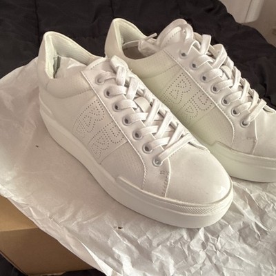 Bogner Women s White Leather Sneakers EU 38 US 7.5 New No Box