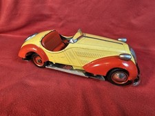 Distler Red And Yellow D3200 BMW Wanderer Pre-War Tin Toy Windup Car
