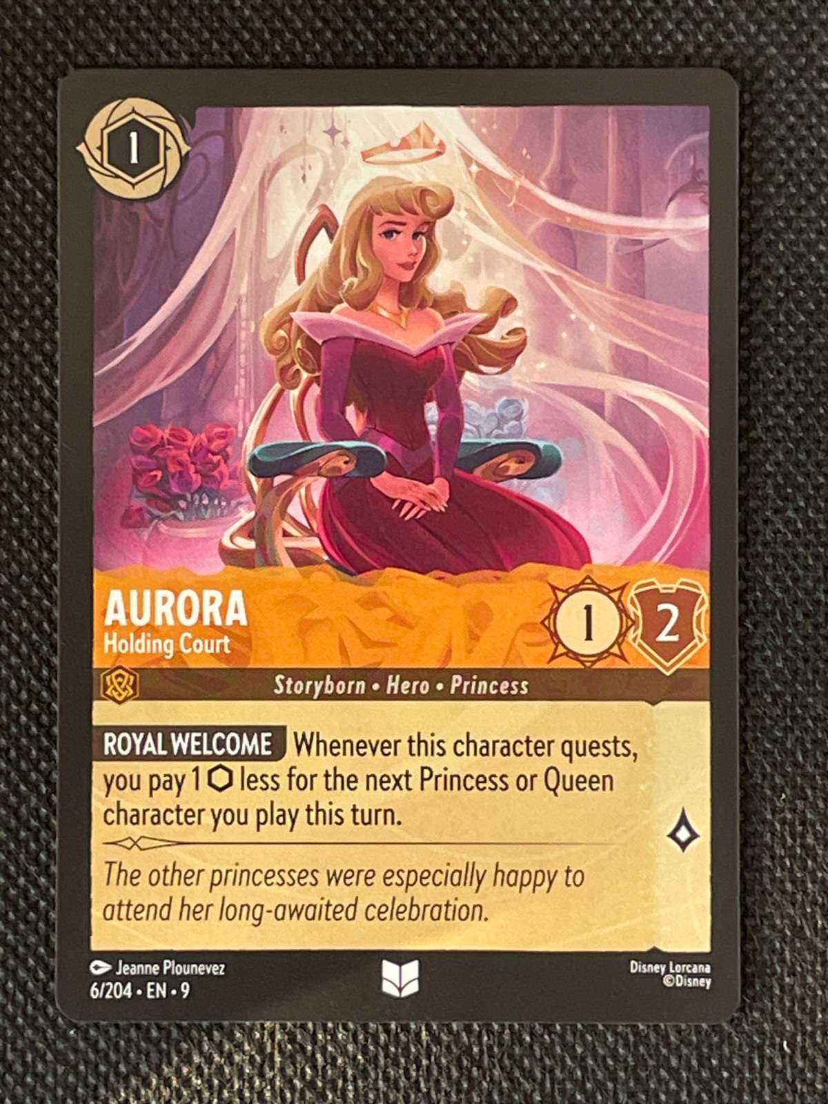 Aurora - Holding Court 6/204 Disney Lorcana Fabled
