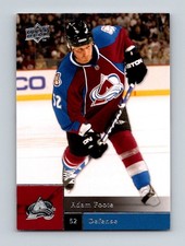 2009-10 Upper Deck Adam Foote Colorado Avalanche #435