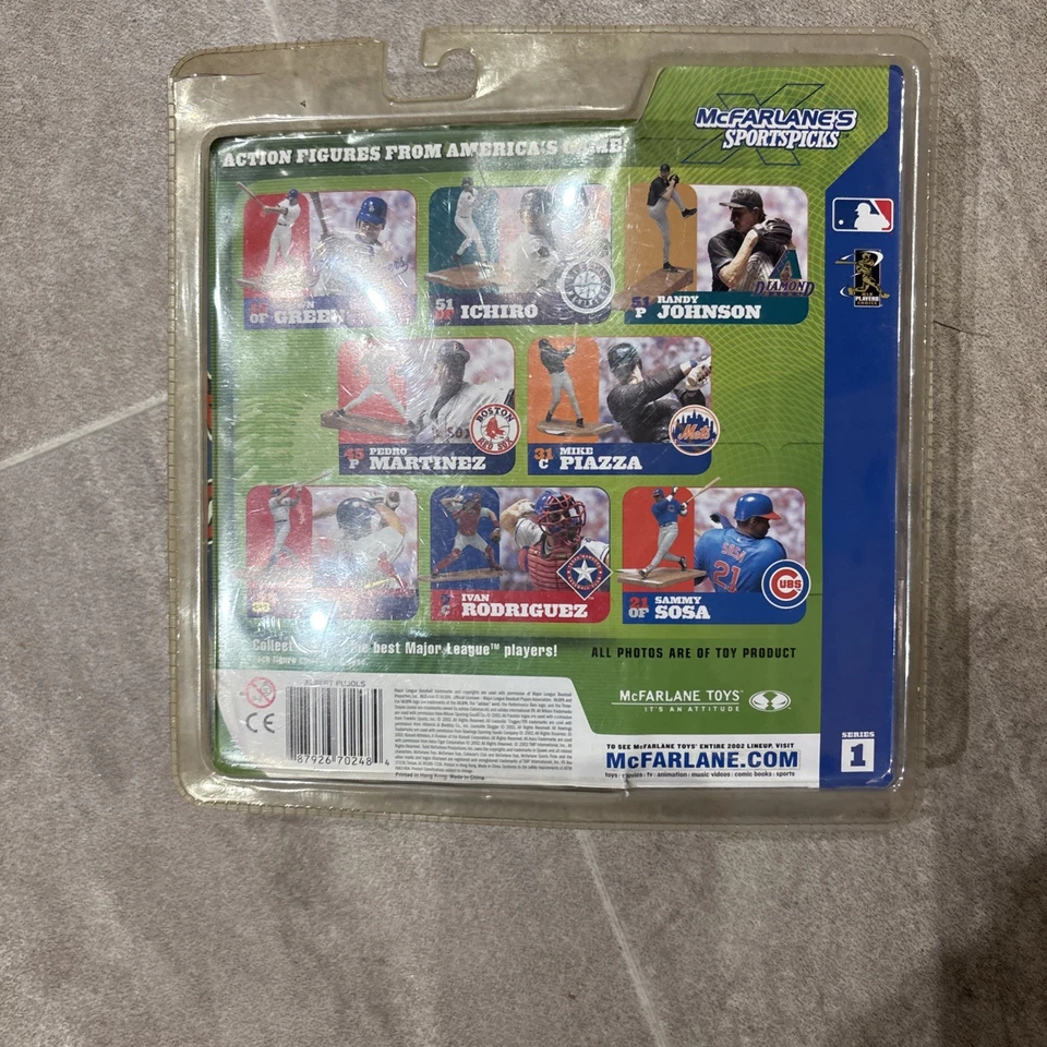 Albert Pujols McFarlane Rookie Series 1 Sport Picks 2002 Action Figure See Cond. - Image 4 of 4