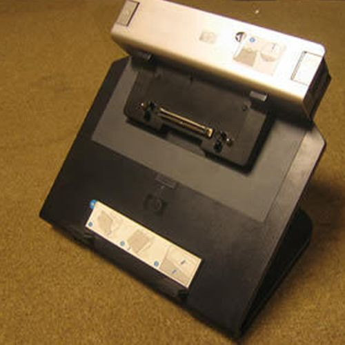 HP Adjustable Notebook Laptop Stand PA508A + HP  Docking Station KP080AA  Ex PSU