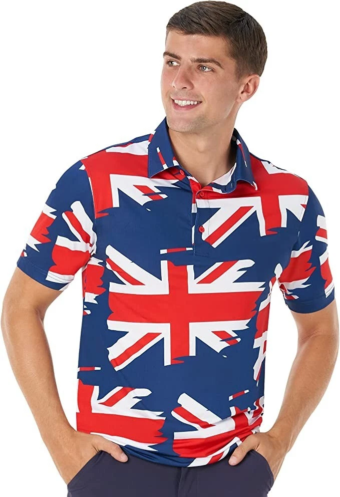 Union jack cheap polo shirt