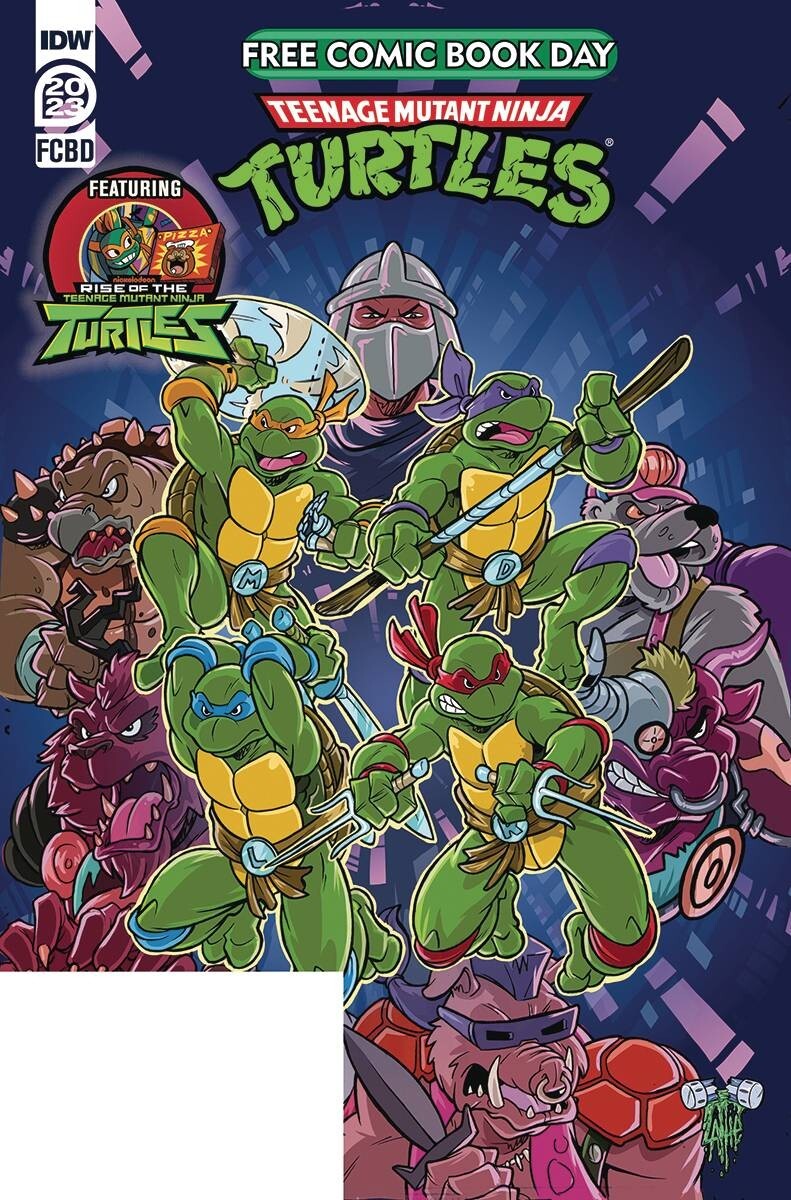 完売品　TIDE Mutant Ninja Turtles ポスター FCBD 2023 TMNT 1 VARIANT NM TEENAGE MUTANT TURTLES GIVEAWAY