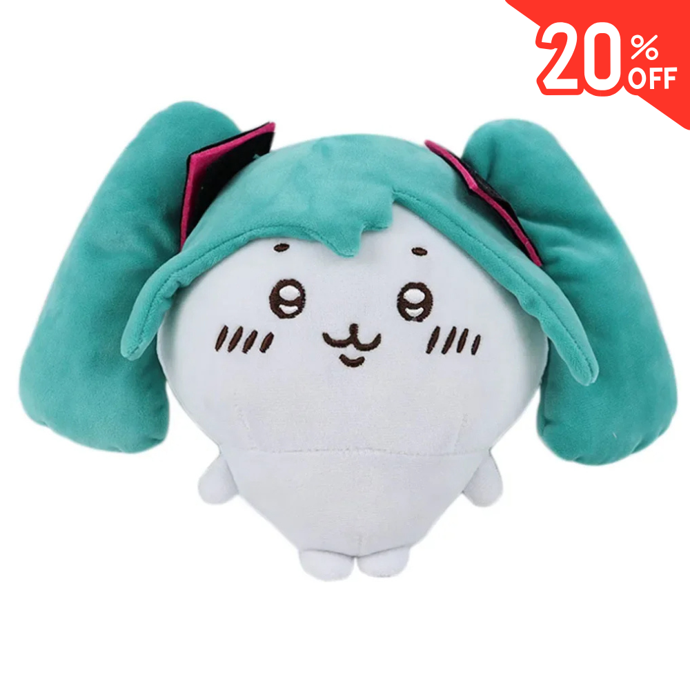 Chiikawa Fit Hatsune Miku Fufu Kawai Plush Doll Toy Self