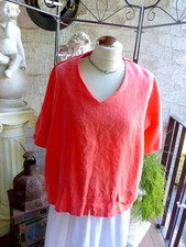 4052 ZEP ZEP rosa Tunika Bluse 100 Leinen