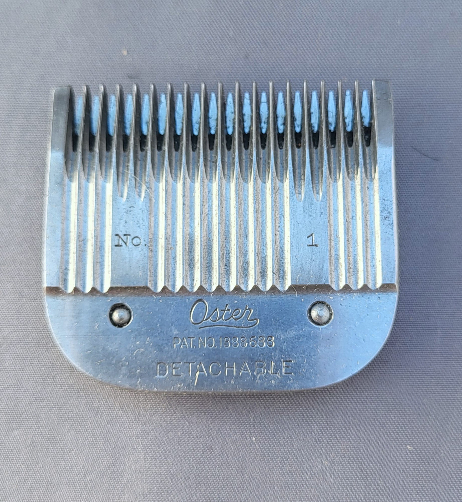 Vintage OSTER Detachable Barber Clipper Blade Size 1 For Model 6