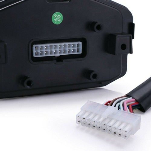 Speedometer Tachometer KM/H MPH Gauge LCD Digital Universal Motorcycle Odometer - Picture 3 of 12