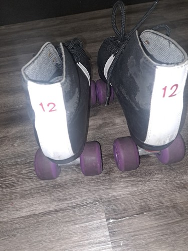 Vintage Riedell Retro Roller Skates Size 12 Sports Equipment Sure Grip Wheels - Picture 2 of 8