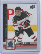 2023-24 UD CHL Program of Excellence Rookie Connor Bedard RC Chicago Blackhawks