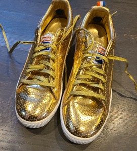 puma clyde gold