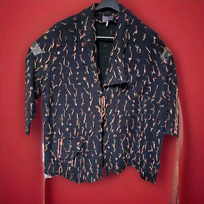Sempre piu by Chalou ,Fransenjacke,Jacke,Damen,Gr.58,Lagenlook,ausgefallen 