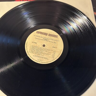Rabbitt A Croak & A Grunt In The Night 1977 VG+ EX Trevor