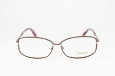 Tom Ford Women's Eyeglasses Metal Frame FT5191V 072 Silver Pink 56mm NEW 