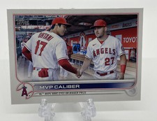 2022 Topps Update Veteran Combos #US115 Mike Trout & Shohei Ohtani MVP Caliber