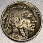 1916-D Buffalo Nickel CHOICE FINE FREE SHIPPING - SS190