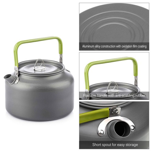 0.8L/1.2L/1.8L Outdoor Camping Kettle Camping Cookware for Outdoor Camping L7B2 - Picture 6 of 11
