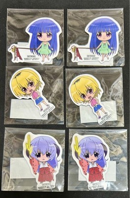 Higurashi When They Cry Magnet Seat Satoko Hanyu Rika Set Lot of 6