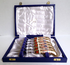 Royal Crown Derby Old Imari  Boxed Fruit Fork...