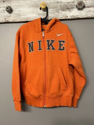 orange yellow nike hoodie