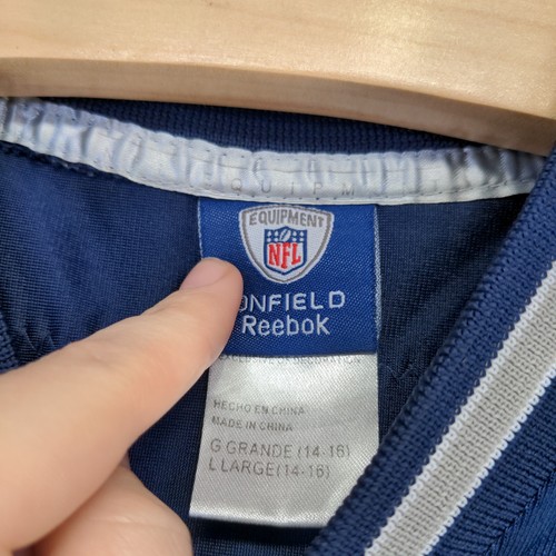 Reebok NFL Dallas Cowboys Youth Boys Jersey #88 Bryant Blue Large 14-16 V-Neck - Picture 10 of 14