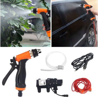 #ad Portable High Pressure Car Clean Washer Water Pump Jet Wash Hose Washing Kit $30.76