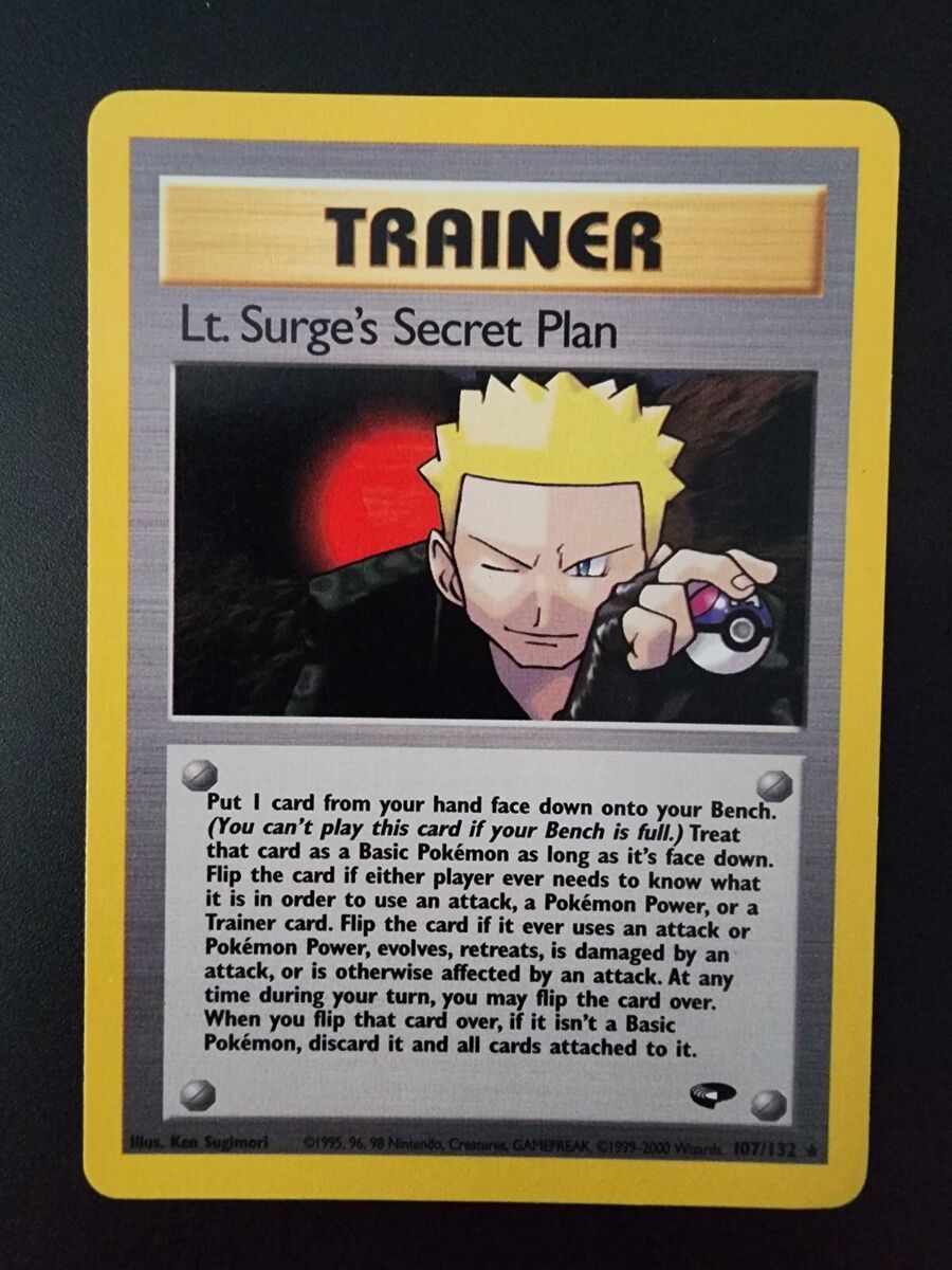 Lt. Surge's Voltorb 2000 Pokemon TCG Gym Challenge 1st Edition #86/132 -  2000 - US