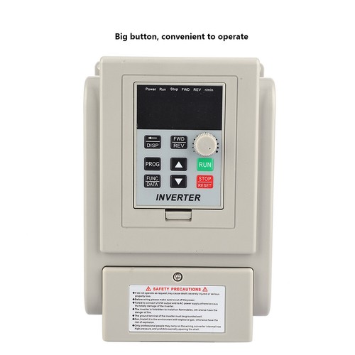 2.2KW PWM 220V AC Variable Frequency Drive VFD Speed Controller 1‑Phase Input - Picture 4 of 7