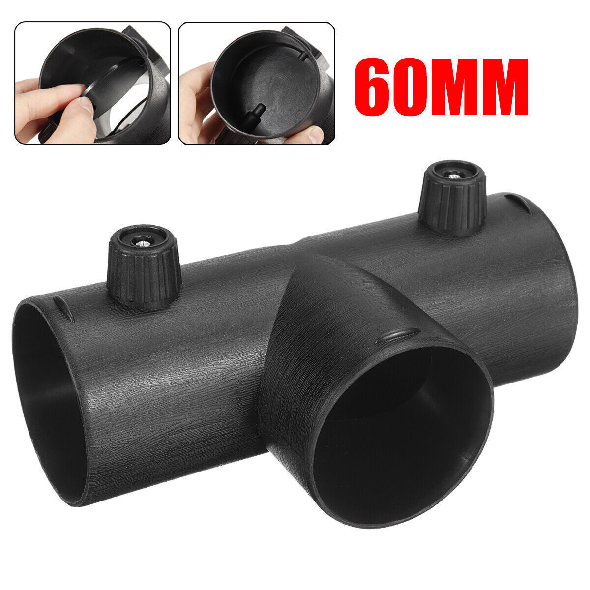 For Diesel Heater 60mm Pipe Ducting T Piece +Warm Air Outlet Vent + Vent  Outlet