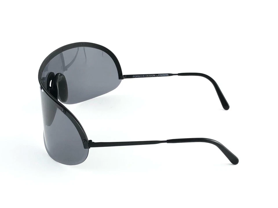 GAFAS DE SOL VINTAGE PORSCHE DESIGN 5640 90 GRIS OSCURO LENTES MONO GRANDES AUSTRIA Foto 4 de 4
