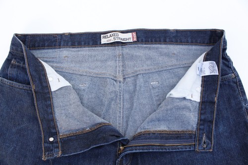 LEVI'S 559 Relaxed Fit Blue Denim Jeans Mens 42x32 Dark Wash - Picture 4 of 12