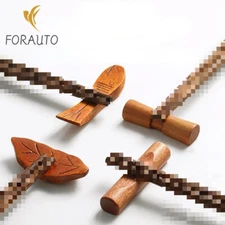 Wooden Chopstick Rack Household Chinese Restaurant Spoon Rest Wooden Cutlery