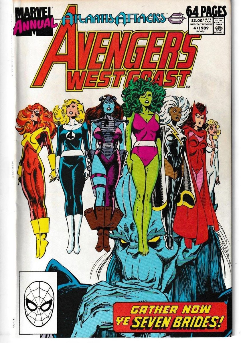 WEST COAST AVENGERS ANNUAL #4 (MARVEL 1989) | eBay