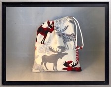 Gymnastics Leotard Grip Bags / Plaid Moose Gymnast Birthday Goody Bag