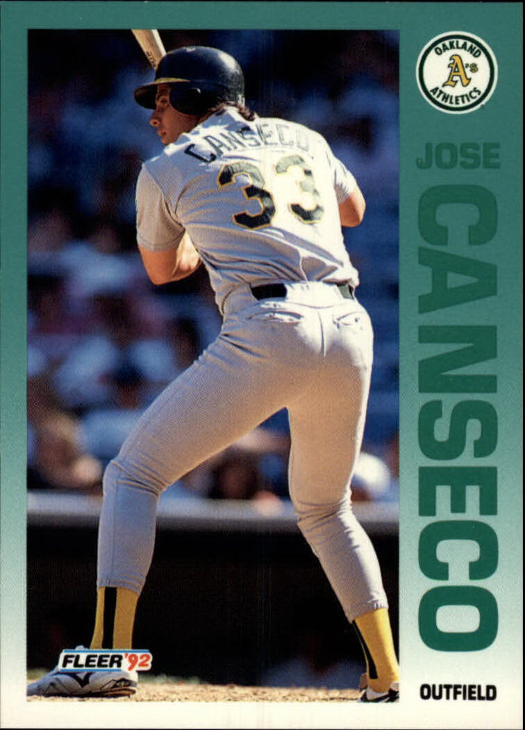 1992 Fleer #252 Jose Canseco - NM-MT | eBay
