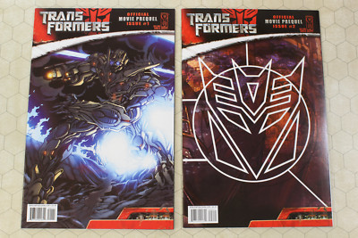 TRANSFORMERS MOVIE PREQUEL #1 - 2 (2007) Set (IDW Comics lot) !!