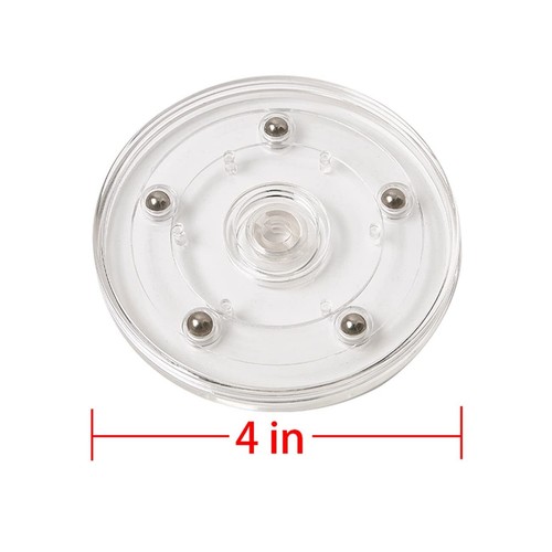4 inch Small Lazy Susan Turntable Acrylic Ball Bearing Rotating Tray for Spic... - Picture 3 of 3