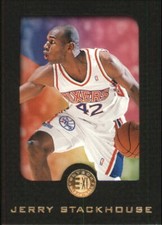 1995-96 E-XL #62 Jerry Stackhouse RC Rookie 76ers