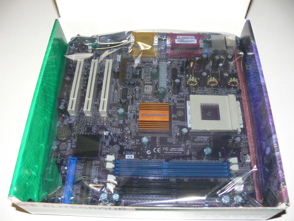 Elitegroup K7som + Micro ATX Motherboard AMD Socket A/462 New - Image 3 of 4