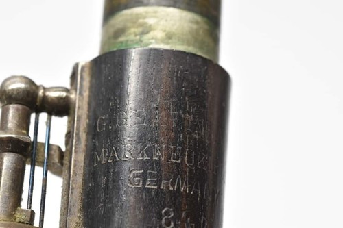 Rare Antique Handmade G. Gemeinhardt Markneukirchen Grenadilla Wood Piccolo - Picture 15 of 18