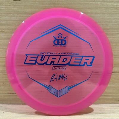 New Dynamic Discs Evader - Sockibomb | Lucid | Pink w/ Blue Stamp | 175g